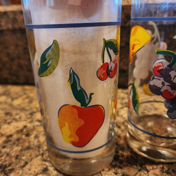 Libbey Crisa Corelle Tumblers Fruit Basket, Set of 4 - Picture 2 of 6